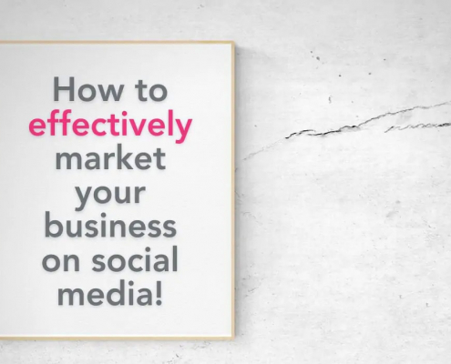How to effectively market your business mon social media